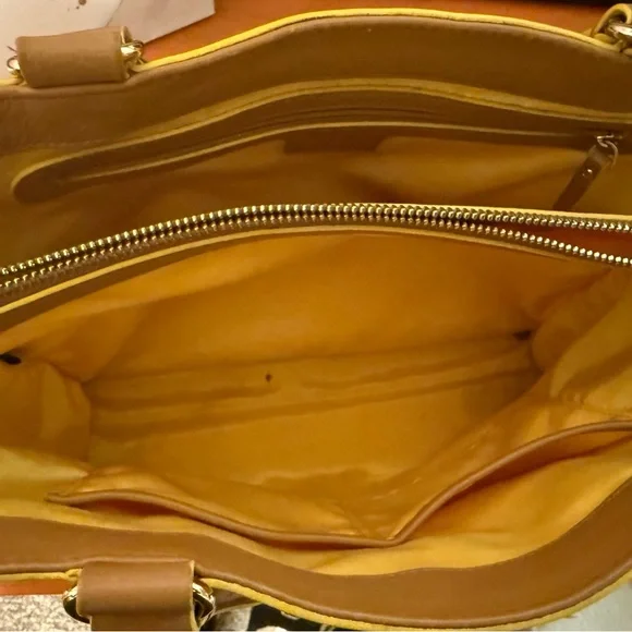 Kate Spade Yellow Perforated Shoulder Bag - Picture 12 of 14